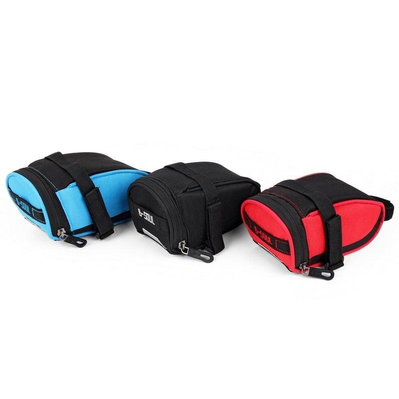 Bike Bags Waterproof Bicycle Bags Seat Cycling  Pouch Bag Riding Storage Bag Accessories Bike Saddle Bag Bicycle Bag Straps On Bike Bag Under Seat Pouch Pack Bicycle Accessories Bag Bicycle Tool Storage Bags For Cycling Water Proof Bag