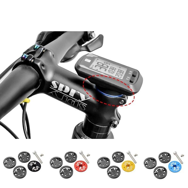 Bike Computer Mount Stem Top Cap Stopwatch Bracket Road Bicycle Speedometer Fixed Holder Base Universal Aluminum Riding Mobile Holder Connect Quickly System MTB Road Bicycle Handlebar - STEVVEX Sport - 226, Aluminum alloy holder, Bicycle Computer Speedometer, bike, bike accessories, mobile holder, Mount Stem Top Cap, Mountain Bike Speedometer, Multi-Function Speedometer, Road Bicycle Handlebar, Speedometer Holder, sport speedometer, Stopwatch Bracket, Waterproof Bike Speedometer - Stevvex.com