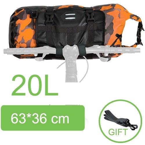 Bike Front Tube Bag Waterproof Bicycle Handlebar Basket Pack Cycling Front Frame Bicycle Accessories Waterproof Handlebar Bags Bike packing Bags Front Packs For Road Bicycles Bike Packing Accessories