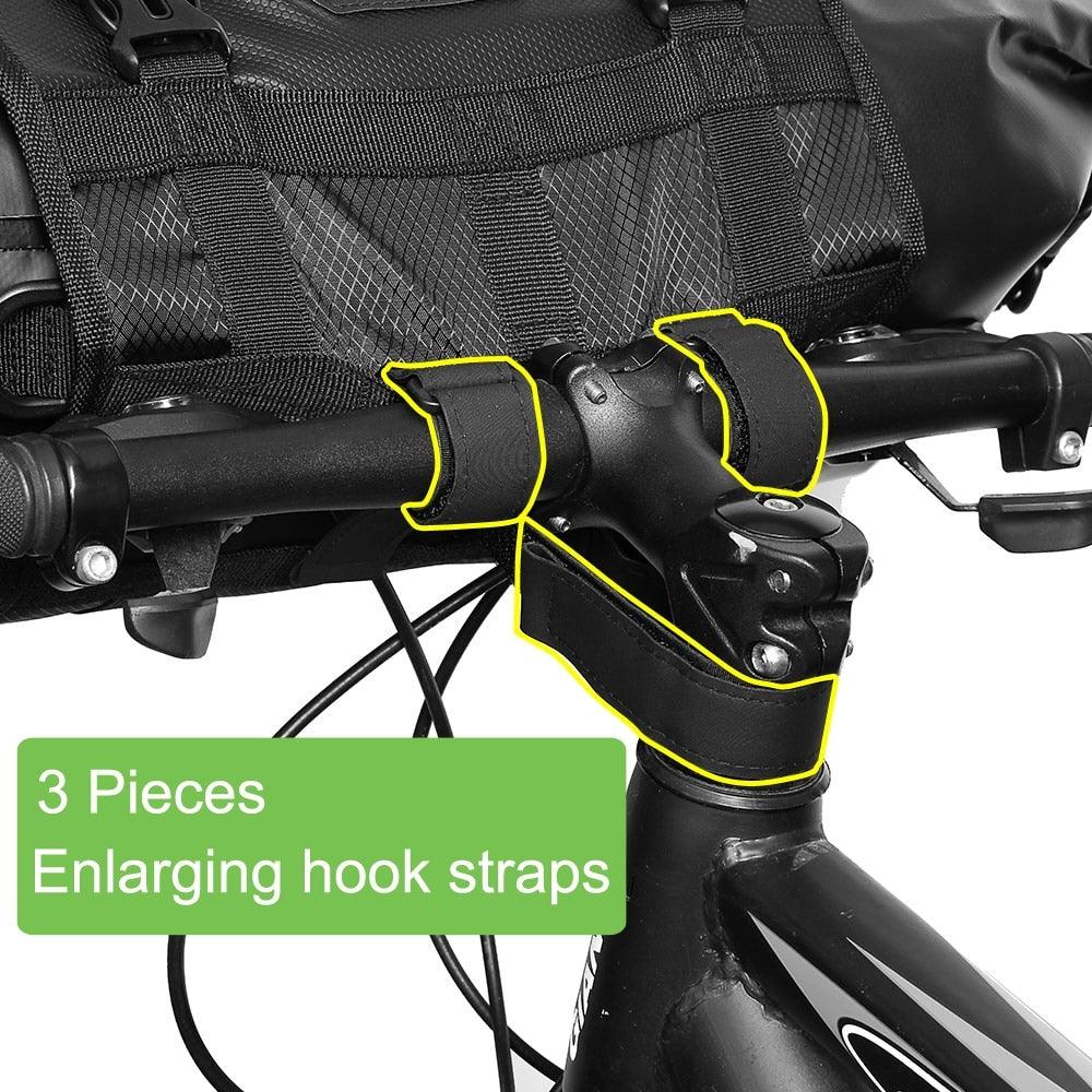 Bike Front Tube Bag Waterproof Bicycle Handlebar Basket Pack Cycling Front Frame Bicycle Accessories Waterproof Handlebar Bags Bike packing Bags Front Packs For Road Bicycles Bike Packing Accessories