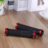 Bike Handlebar Cover Grips Anti-Slip Mountain Road Cycling Bike Bicycle Smooth Soft Rubber Handle Grip Lock Bar Non-Slip-Rubber Bicycle Handle Grip With Aluminum Lock Rubber Comfortable Bike Grips