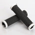 Bike Handlebar Cover Grips Anti-Slip Mountain Road Cycling Bike Bicycle Smooth Soft Rubber Handle Grip Lock Bar Non-Slip-Rubber Bicycle Handle Grip With Aluminum Lock Rubber Comfortable Bike Grips