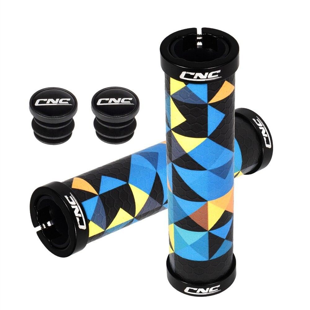 Bike Handlebar Grips Lock On Bicycle Grips MTB Gel Silicone Mountain Bike Cycling Handle Bar Grips Non-slip Lock-on Bicycle Hand Bike Grips For Mountain Bike Scooter