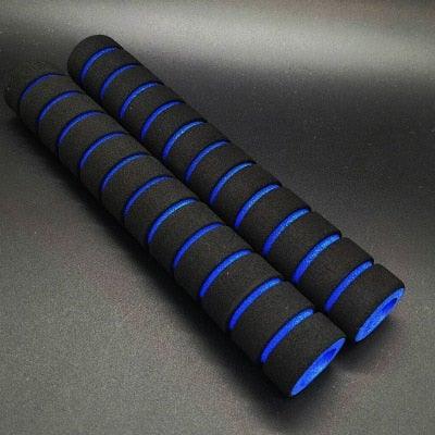 Bike Long Length Bike Racing Bicycle Handle Bar Foam Sponge Grip Cover Non-slip Soft Handlebar Bike Bar Grips Foam Single Bicycle Handle Bar Soft Comfortable Non-Slip Bike Handle Grips For Mountain 12/22cm