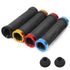 Bike Road Cycling Bicycle Handlebar Cover Grips Soft Rubber Anti-Slip Bike Handle Grip Lock Bar Non-Slip-Rubber Bicycle Handle Grip With Aluminum Lock Bike Grip For Scooter Cruiser Tricycle Wheel Chair Mountain Road Urban Foldable Bike