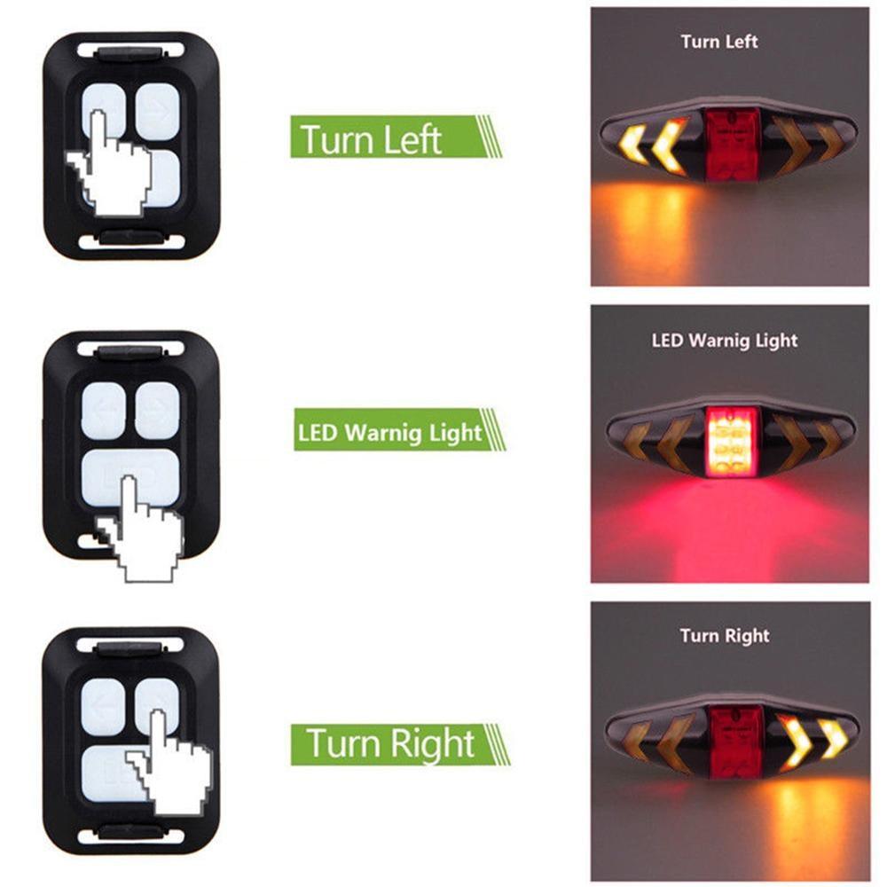 Bike Signal Wireless Remote Mountain Bike Cycling Lights Remote Control LED Warning Lamp Flashing Bike TailLight With Turn Signals Wireless Remote Control Ultra Bright LED Safety Warning Rear Lights - STEVVEX Sport - 224, Bicycle Light, Bicycle Light Decoration, Bicycle Lights, bike, bike accessories, Bike Flashlight, Bike Headlight, Bike Light Led Lamp, Bike Rear Light, Led Bike Headlight, LED Warning Headlights, Safety Warning Bike Light, Safety Warning Rear Lights, Wireless Bike Headlight - Stevvex.com