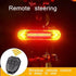 Bike Taillight USB Remote Wireless Controlling Bike Rear Lamp Turn Signal Light LED Bicycle Remote Control Bike Tail Light Bicycle Light Safety Warning Bike Brake Rear Light Safety Warning Cycling Light