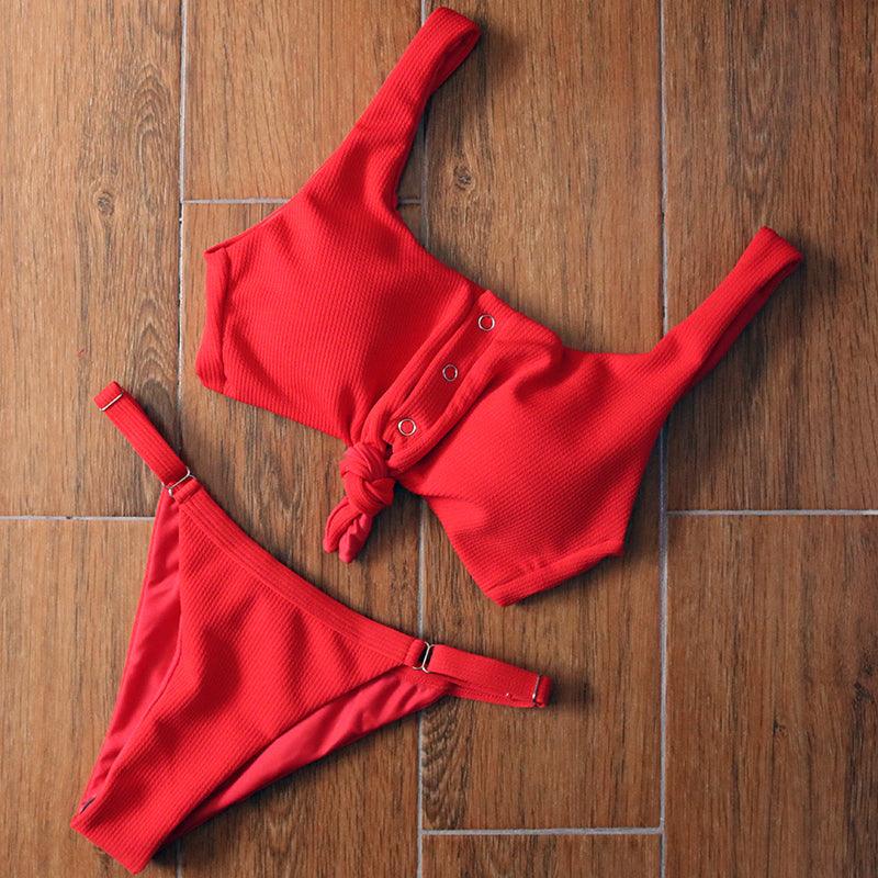 Bikinis Women's Swimsuit Women Bathing Suit Classic Bikini Bathing Suit High Cut Bikini Set Swimsuits Plus Size Swimwear Summer Push Up Swimwear Women Adjustable Swimsuit 2 Piece Female Bikini