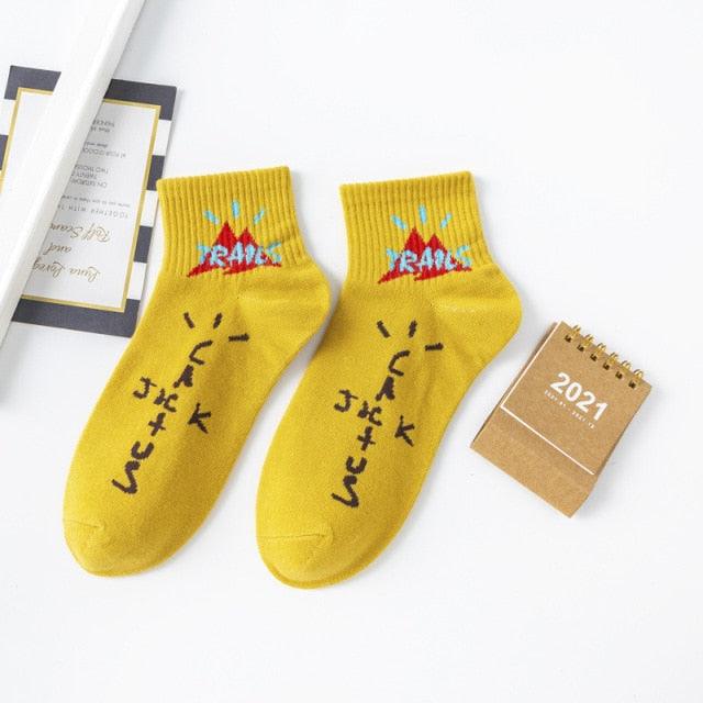 Black And White Embroidery Female Tide Socks Shallow Mouth Summer Cartoon Cow Cute Fashion Boat Socks Unisex Men And Women Cotton Ankle Socks