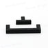 Black Cabinet Handle Square Furniture Hardware Stainless Steel Kitchen Door Knobs Cupboard Wardrobe Drawer Pulls Furniture Handle Drawer Pull Hardware Stainless Steel Kitchen Drawer Pulls Cabinet Handles