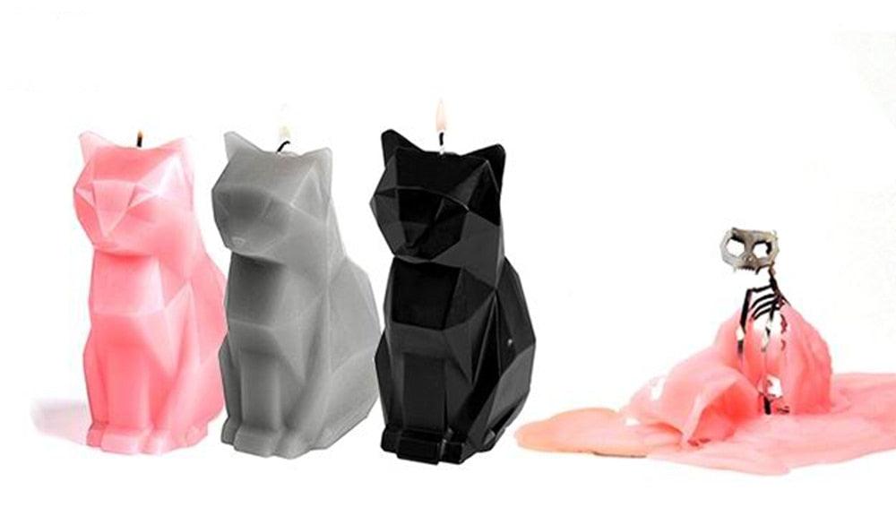 Black Cat Candle Cat Skeleton Candle Unveil Skeleton When Burning Cool And Unique Gifts For Animal Lovers Cat Gifts Cat Lovers Gift Pet Candle Handmade Candle Craft Candle With skeleton Christmas New Year Decoration Gift