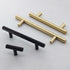 Black Golden Cupboard Handle Brushed Stainless Steel Kitchen Cabinet Door Knob Furniture Drawer Pull Hardware Pulls  Bar Handle  Furniture Handle Drawer Pull Hardware Stainless Steel Kitchen Drawer Pulls Cabinet Handles