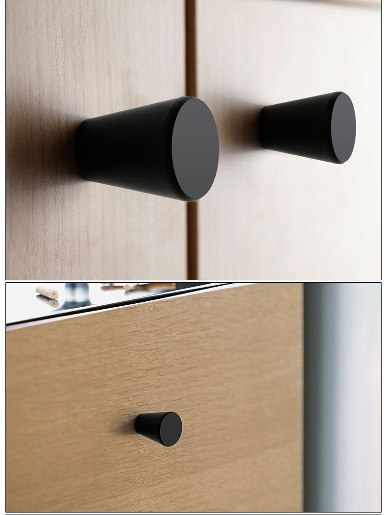 Black Golden Cupboard Handle Brushed Stainless Steel Kitchen Cabinet Door Knob Furniture Handle Drawer Pull Hardware Stainless Steel Kitchen Drawer Pulls Cabinet Handles