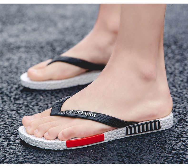 Black Man House Slippers Elegant Flip Flop Pool Slippers Summer Sandals  Men's Shoes Breathable Air Mesh Comfortable Leather Flip Flops Non-Slip Sport Cushion Beach Outdoor Walking Slippers