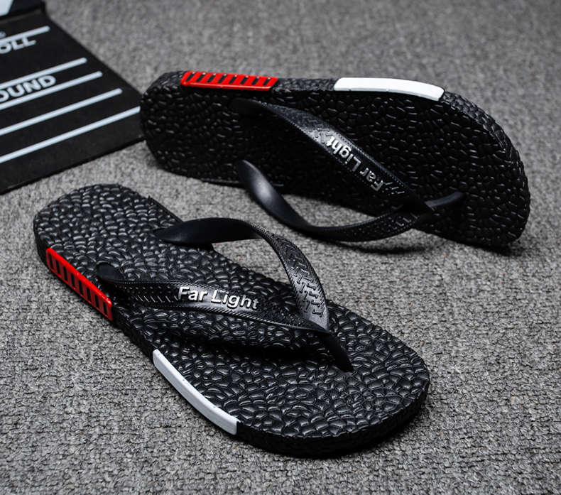 Black Man House Slippers Elegant Flip Flop Pool Slippers Summer Sandals  Men's Shoes Breathable Air Mesh Comfortable Leather Flip Flops Non-Slip Sport Cushion Beach Outdoor Walking Slippers