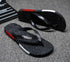 Black Man House Slippers Elegant Flip Flop Pool Slippers Summer Sandals  Men's Shoes Breathable Air Mesh Comfortable Leather Flip Flops Non-Slip Sport Cushion Beach Outdoor Walking Slippers