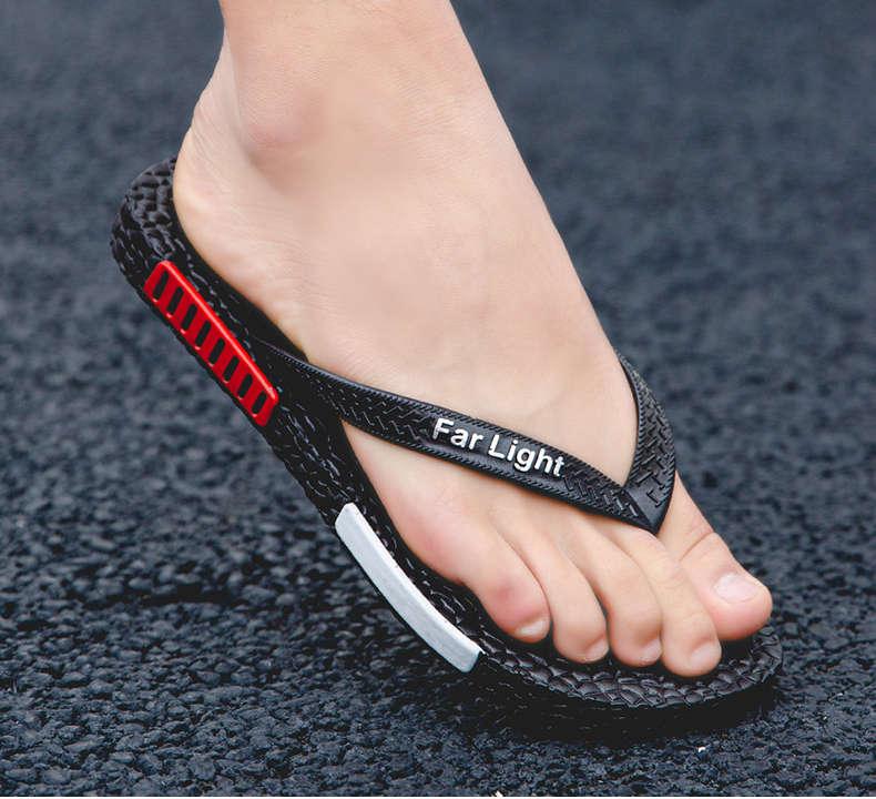 Black Man House Slippers Elegant Flip Flop Pool Slippers Summer Sandals  Men's Shoes Breathable Air Mesh Comfortable Leather Flip Flops Non-Slip Sport Cushion Beach Outdoor Walking Slippers