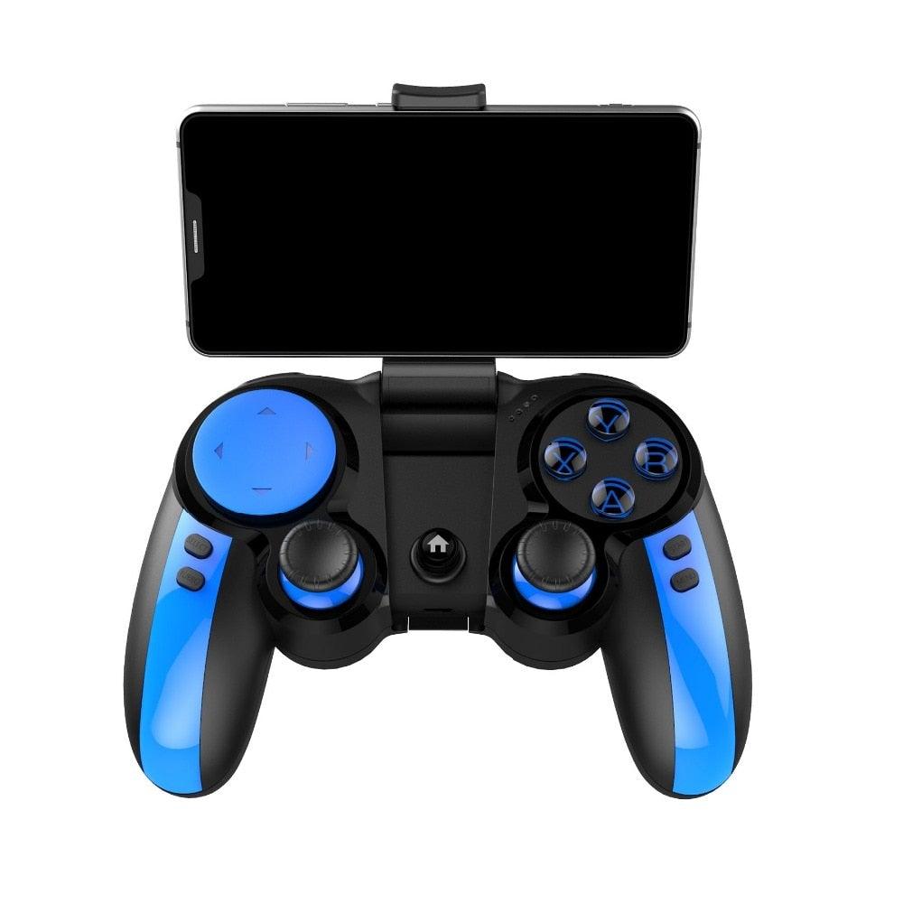 Black Solid Bluetooth Joystick Smartphone Trigger Gamepad Controller Compatible With TV PC Laptop - STEVVEX Game - 221, all in one game controller, best quality joystick, bluetooth wireless gamepad, compatible with mobile phone, controller for mobile, Controller For Mobile Phone, controller for pc, game, Game Controller, Game Pad, game pad for phone, Game Pads for mobile, Game Pads for phone, gamepad controller, gamepad joystick, joystick, joystick for games - Stevvex.com