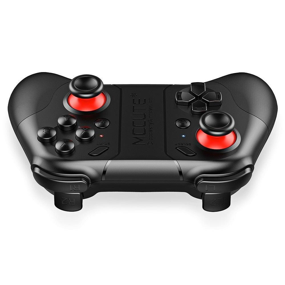 Black Solid Bluetooth Joystick Smartphone Trigger Gamepad Controller Compatible With TV PC Laptop - STEVVEX Game - 221, all in one game controller, best quality joystick, bluetooth wireless gamepad, compatible with mobile phone, controller for mobile, Controller For Mobile Phone, controller for pc, game, Game Controller, Game Pad, game pad for phone, Game Pads for mobile, Game Pads for phone, gamepad controller, gamepad joystick, joystick, joystick for games - Stevvex.com