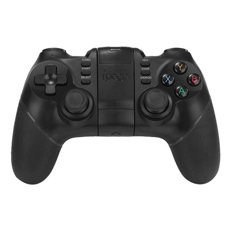 Black Solid Bluetooth Joystick Smartphone Trigger Gamepad Controller Compatible With TV PC Laptop - STEVVEX Game - 221, all in one game controller, best quality joystick, bluetooth wireless gamepad, compatible with mobile phone, controller for mobile, Controller For Mobile Phone, controller for pc, game, Game Controller, Game Pad, game pad for phone, Game Pads for mobile, Game Pads for phone, gamepad controller, gamepad joystick, joystick, joystick for games - Stevvex.com