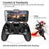 Black Solid Bluetooth Joystick Smartphone Trigger Gamepad Controller Compatible With TV PC Laptop - STEVVEX Game - 221, all in one game controller, best quality joystick, bluetooth wireless gamepad, compatible with mobile phone, controller for mobile, Controller For Mobile Phone, controller for pc, game, Game Controller, Game Pad, game pad for phone, Game Pads for mobile, Game Pads for phone, gamepad controller, gamepad joystick, joystick, joystick for games - Stevvex.com