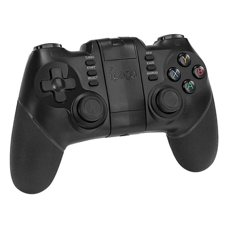 Black Solid Bluetooth Joystick Smartphone Trigger Gamepad Controller Compatible With TV PC Laptop - STEVVEX Game - 221, all in one game controller, best quality joystick, bluetooth wireless gamepad, compatible with mobile phone, controller for mobile, Controller For Mobile Phone, controller for pc, game, Game Controller, Game Pad, game pad for phone, Game Pads for mobile, Game Pads for phone, gamepad controller, gamepad joystick, joystick, joystick for games - Stevvex.com