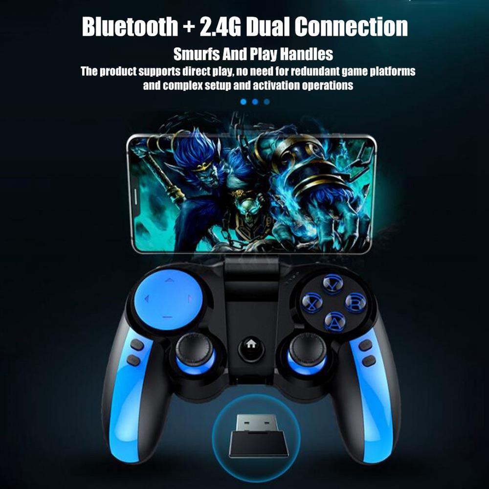 Black Solid Bluetooth Joystick Smartphone Trigger Gamepad Controller Compatible With TV PC Laptop - STEVVEX Game - 221, all in one game controller, best quality joystick, bluetooth wireless gamepad, compatible with mobile phone, controller for mobile, Controller For Mobile Phone, controller for pc, game, Game Controller, Game Pad, game pad for phone, Game Pads for mobile, Game Pads for phone, gamepad controller, gamepad joystick, joystick, joystick for games - Stevvex.com