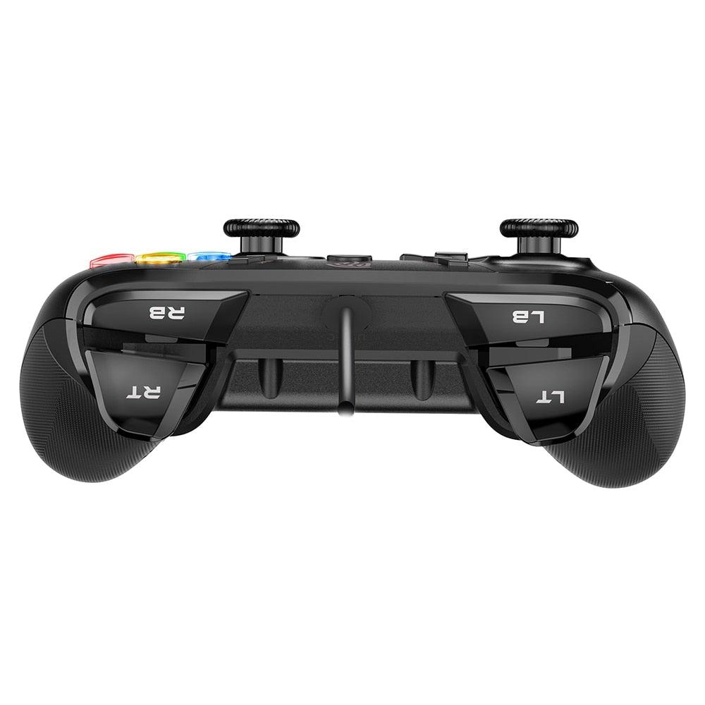 Black Sustainable Wired Joystick Game Controller With Customized Buttons Programable With PC Laptop - STEVVEX Game - 221, All in one game, all in one game controller, best quality joystick, black gamepad, Black joystick, bluetooth wireless gamepad, controller for pc, game, Game Controller, Game Pad, gamepad joystick, gray joystick, joystick, joystick for games - Stevvex.com