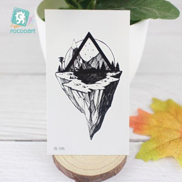 Black Temporary Waterproof Tattoo Sticker Mountains Tree Body Decoration Elegant Stylish Design - STEVVEX Beauty - 103, Arm Tattoo, Beauty, Black Tattoos, Body Tattoo, Fashion Tattoo, Girls Tattoo, Leg Tattoo, Luxury Tattoo, Men Tattoo, Modern Tatoos, Modern Tattoo, Moon Tattoo, Mountains Tattoo, Nature Tattoo, Small Tattoo, Stylish Tattoo, Tattoo, Waterproof Tattoo, Women Tattoo, Womens Tattoo - Stevvex.com