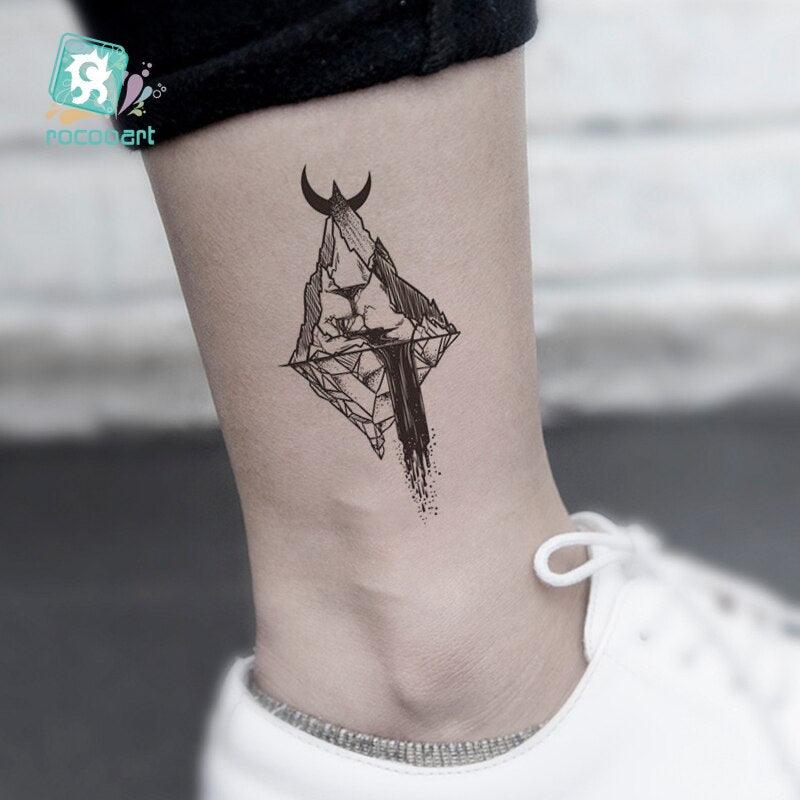 Black Temporary Waterproof Tattoo Sticker Mountains Tree Body Decoration Elegant Stylish Design - STEVVEX Beauty - 103, Arm Tattoo, Beauty, Black Tattoos, Body Tattoo, Fashion Tattoo, Girls Tattoo, Leg Tattoo, Luxury Tattoo, Men Tattoo, Modern Tatoos, Modern Tattoo, Moon Tattoo, Mountains Tattoo, Nature Tattoo, Small Tattoo, Stylish Tattoo, Tattoo, Waterproof Tattoo, Women Tattoo, Womens Tattoo - Stevvex.com