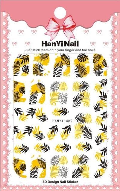 Black White 3D Nail Sticker Decals Cool English Letter Nail Art Decoration Manicure Design Christmas New Year Gift French Nail Art Stickers Decals 8Sheets Nail Art Supplies 3D Self-Adhesive Nail Art Decoration  Pattern Nail Accessories Classic Simple