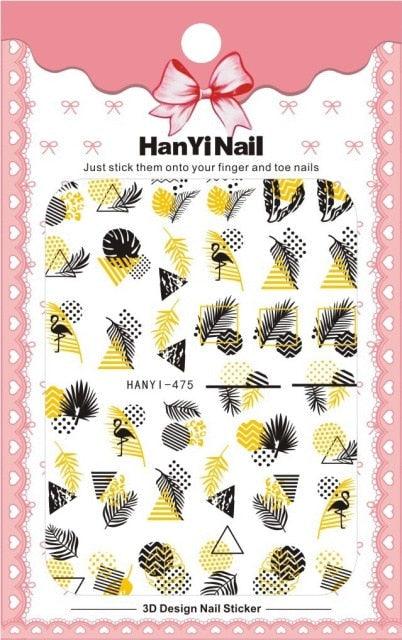 Black White 3D Nail Sticker Decals Cool English Letter Nail Art Decoration Manicure Design Christmas New Year Gift French Nail Art Stickers Decals 8Sheets Nail Art Supplies 3D Self-Adhesive Nail Art Decoration  Pattern Nail Accessories Classic Simple