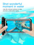 Black White Full View Waterproof Case for Phone Underwater Snow Transparent Swimming Pouch Big Mobile Phone Covers Waterproof Mobile Phone Case Underwater Waterproof Iphone Case