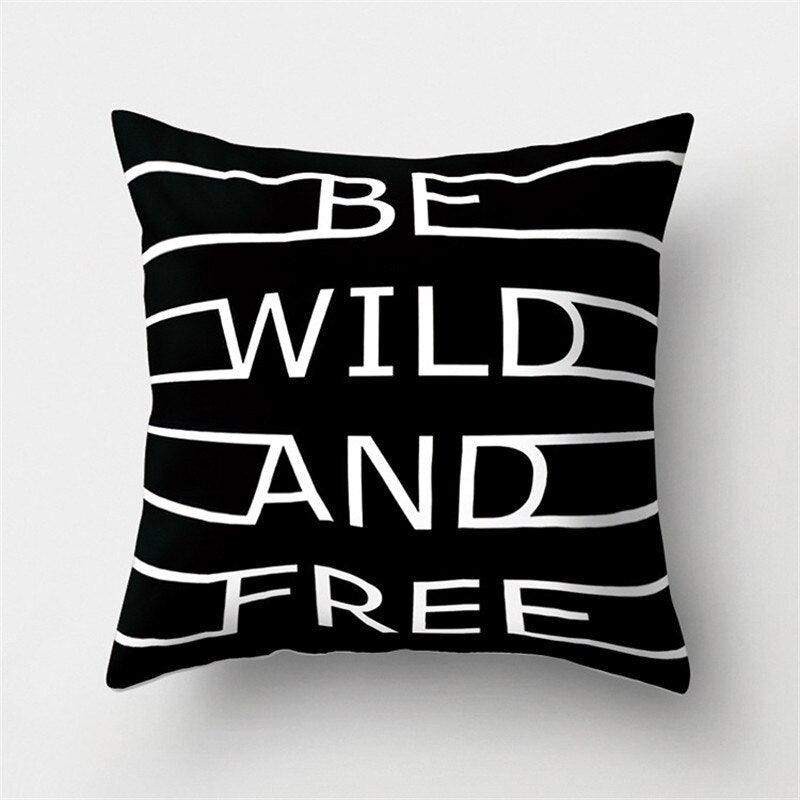 Black White Geometric Cushion Cover Pillowcase Sofa Cushions Decorative Pillow Covers Stripe Pattern Throw Pillow Case Daily Decorations Sofa Throw Pillow Case Cushion Covers Pillowcase Polyester Home Decor Pillow Cases 45x45CM