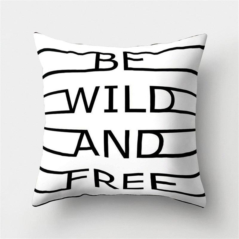 Black White Geometric Cushion Cover Pillowcase Sofa Cushions Decorative Pillow Covers Stripe Pattern Throw Pillow Case Daily Decorations Sofa Throw Pillow Case Cushion Covers Pillowcase Polyester Home Decor Pillow Cases 45x45CM