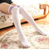 Black White Striped Long Over Knee Thigh High Cotton Socks Over The Knee Stockings For Ladies Warm Knee Socks for Women - ALLURELATION - 500, adult socks, anime socks, basketball socks, bike socks, breathable socks, casual socks, colorful socks, cotton socks, cute socks, cycling socks, female socks, footbal socks, footwear, long socks, over knee socks, school socks, short socks, Socks, socks for girls, socks for women, socks outdoor socks, stockings, thigh high socks, Women socks - Stevvex.com