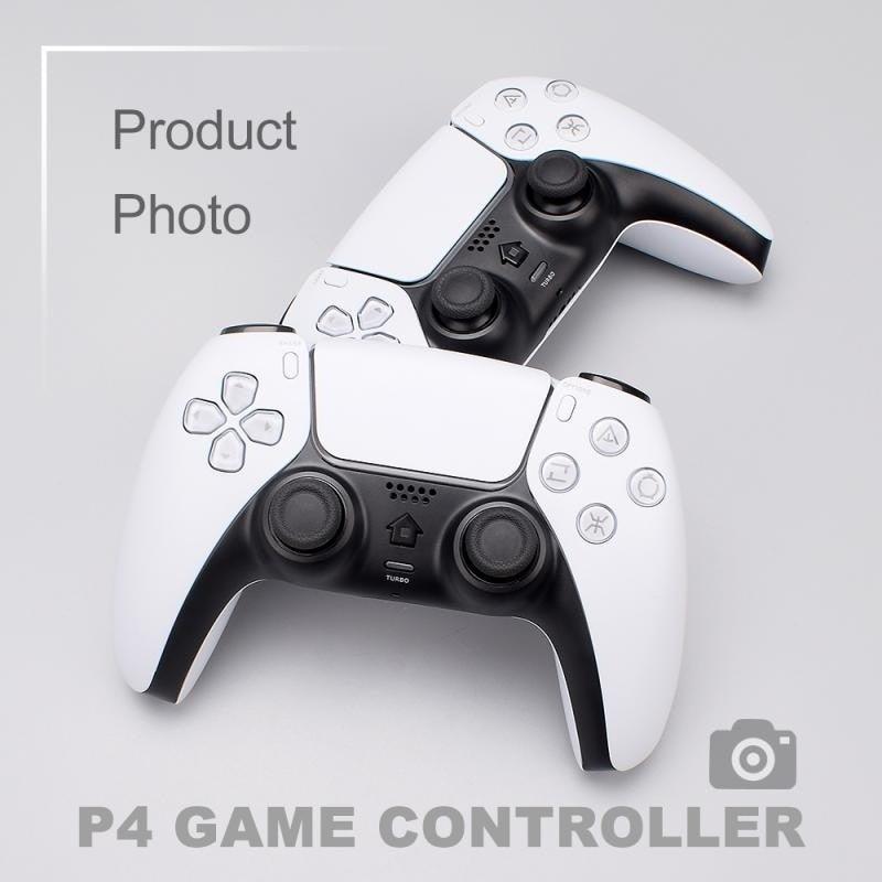 Black White Wireless Dual Sense Double Vibration Joystick Controller Compatible With PC Laptop For Gamers - STEVVEX Game - 221, all in one game controller, best quality joystick, bluetooth wireless gamepad, compatible with mobile phone, Controller For Mobile Phone, controller for pc, Dual sense controller, game, Game Pad, game pad for phone, Game Pads for phone, gamepad joystick, gamepads for mobile, joystick, joystick for games, perfect joystick - Stevvex.com