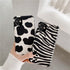 Black White Zebra Stripe Phone Case For iPhone 14 13 12 11 Pro Max XR Xs XSMax X 12 13 Mini 7 8 Plus Shockproof Soft Silicone Hard Back Scratch Resistant Cool Protective Cover