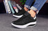 Black Women Sneakers Breathable Waterproof Ladies Sneaker Leather Casual Sport Casual Sports Flat Low Top Sneaker Lace-up Classic Girls Comfortable Women's Sneakers