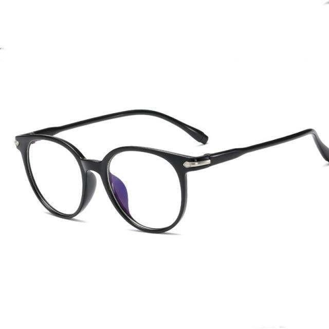 Blue Light Blocking Computer Glasses Retro Clear Lens Eyeglasses Frame And  Myopia Glasses Men Women Short Sight Eyewear Blue Coated Women Diopter Eyeglass0 -0.5 -1 -1.5 -2 -2.5 -3 -3.5 -4 -5 -6