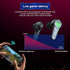 Bluetooth 5.0 RGB Yellow Gaming Earphones Low Latency Wireless Stereo Headphones Bass Earbuds With Mic Headphones Wearable Music Player HiFi Quality Sound Sport Earphones With Charging Case For Outdoor Running Gym Workout 65ms