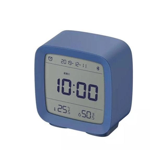 Bluetooth Alarm Clock Temperature Humidity Display LCD Screen Adjustable Clock Dual Alarm Clock with Night Light, Alarm Clock for Kids Small Alarm Clock for Home Bedroom Travel USB Powered Cute Design Nightlight With APP Smart Home