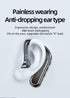 Bluetooth Headset Wireless Earpiece Bluetooth 5.0 Earphones Elegant Business Over Ear Headphones Noise Isolating Wireless Ergonomic Earbuds For Clear Calls Stereo Office Headset With Mic Black