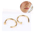 Body Jewelry Open Nose Ring  Fake Clip Sexy On Nose Ring Stainless Steel Ring Small Hoop Simple Surgical Steel Piercing Stud Thin  Butterfly Nose Ring Fake Nose Piercing for Women Cartilage Earrings Piercing Septum Nose Ring Hoop Nose Piercing