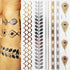 Body Tattoo Art Painting Stickers Glitter Gold Silver Temporary Waterproof Nontoxic Long Lasting Tattoos - STEVVEX Beauty - 103, Beauty, Body Tattoo, Fashion Tattoo, Gold Tattoo, Luxury Tattoo, Mens Tattoo, Silver Tattoo, Stylish Tattoo, Tattoo, Waterproof Tattoo, Womens Tattoo - Stevvex.com