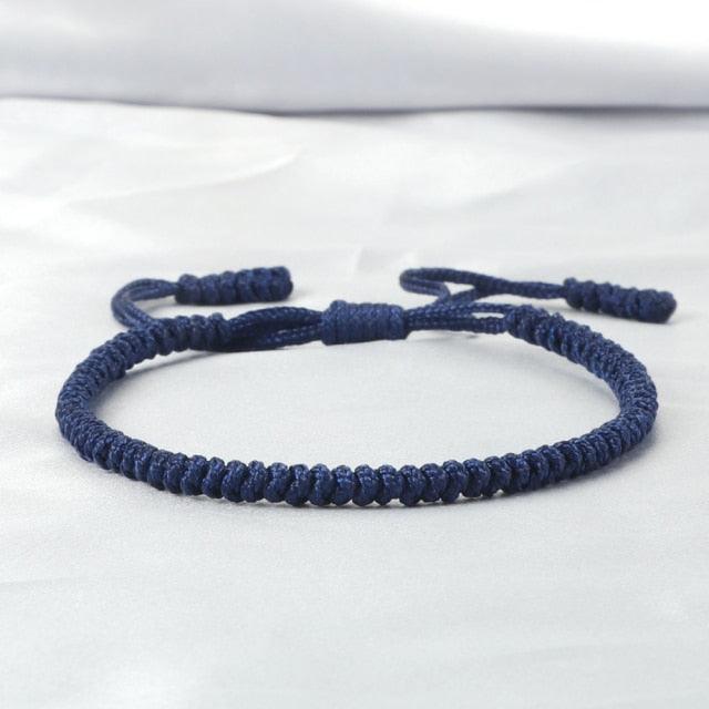 Braided Bracelets Men Women Handmade Woven Dark Blue Green Rope Bracelet Yoga Bangles Jewelry Couple Gifts Handmade Braided Unisex Friendship Bracelets Distance Matching Bracelet