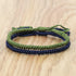 Braided Bracelets Men Women Handmade Woven Dark Blue Green Rope Bracelet Yoga Bangles Jewelry Couple Gifts Handmade Braided Unisex Friendship Bracelets Distance Matching Bracelet