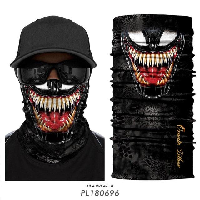 Breathable Mask Bandana Neck Gaiter Cycling Face Mask Hiking Scarves Headband Summer Balaclava Neck Gaiter Tubular Buff Bandana Scarf Headgear Bicycle Half Mask Face Cover Venom Headband Summer Men Beanie Hat Windproof Head Scarves Neck - ALLURELATION - 555, Balclava, Bandana, Bandanas, Face Cover, Face Mask, Gaiter, Headband, Headgear, Mask Bandana, Neck Gaiter, Scarf, Scarf Headgear, Scarves, Scarves Headband - Stevvex.com