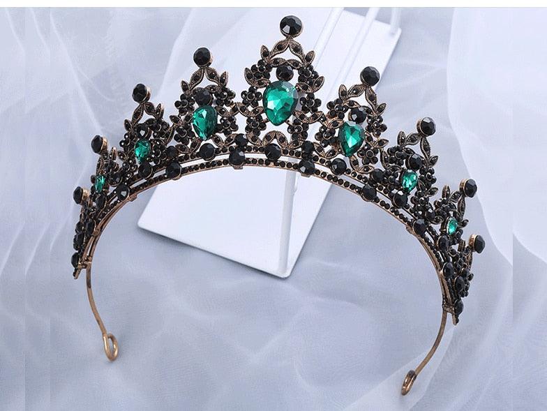 Bridal Crown Fashion Exquisite Wedding Hair Band Jewelry Queen Wedding Alloy Headdress Hair Ornaments Crown Gift  Silver Tiara Crowns Crystal Headband Princess Rhinestone Crown Bride Headbands Bridal Wedding Prom Birthday Party Hair Accessories