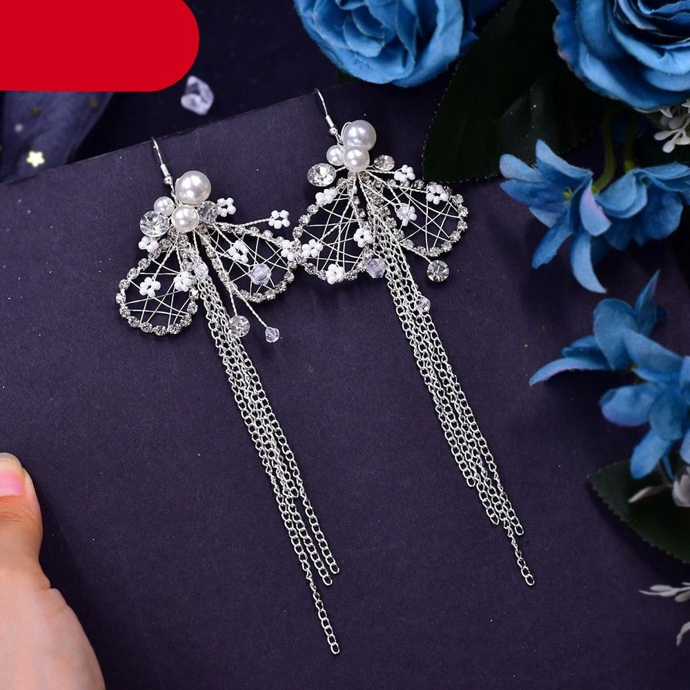 Bridal Tiara Crystal Wedding Crown Hair Accessories Luxury Bride Headdress Alloy Flower Headband Pageant Headwear  Wedding Headband Bridal Hair Pieces Rhinestone Hair Accessories For Brides